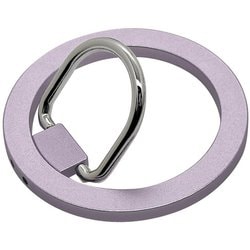 RMRNG04LPU [マグネットリング MagSafe対応 落下防止リング スタンド機能付き ライトパープル]