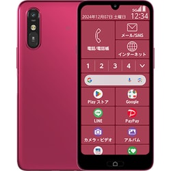 らくらくスマートフォン a マゼンタ FNSAA1 [スマートフォン]