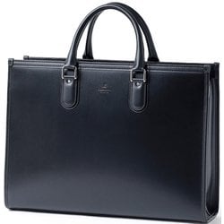 282562 クロ [ビジネスバッグ ニューフロー レザービジネスバッグ B4サイズ 15インチPC対応 底鋲付き]