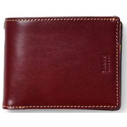 二つ折り財布 エリア カード段6 266615 アカ