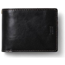 二つ折り財布 エリア 中ベラ付き カード段14 266616 クロ
