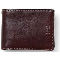 二つ折り財布 エリア 中ベラ付き カード段14 266616 チョコ