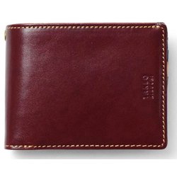 二つ折り財布 エリア 中ベラ付き カード段14 266616 アカ