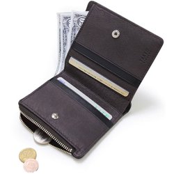 二つ折り財布 RuriHari ミニ財布 レディース 二つ折り 三つ折り財布 本革