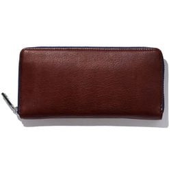 ラウンドファスナー長財布 シルキー 968606 チョコ