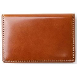 名刺入れ バトックス コードバン 987602 キャメル
