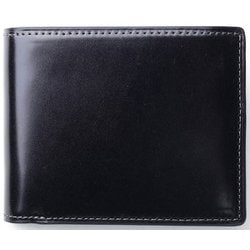二つ折り財布 バトックス コードバン 987603 クロ
