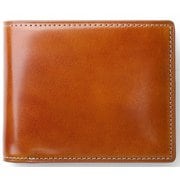 二つ折り財布 バトックス コードバン 987603 キャメル