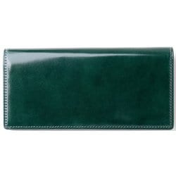 かぶせ長財布 バトックス コードバン 987604 グリーン