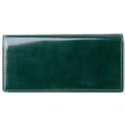 かぶせ長財布 バトックス コードバン 987604 グリーン