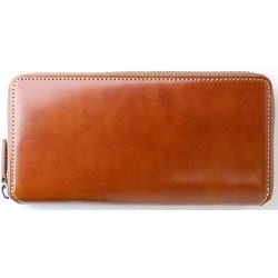 ラウンドファスナー長財布 バトックス コードバン 987605 キャメル