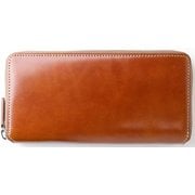 ラウンドファスナー長財布 バトックス コードバン 987605 キャメル