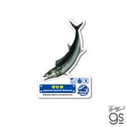 TSP-006 釣りスピリッツ ダイカットステッカー サワラ
