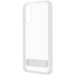 RT-FRS24ASTA1/CM [らくらくスマートフォン a/Lite用 Like standard スタンド付き 衝撃吸収 バンパー ハイブリッドケース / クリア]