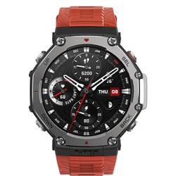 スマートウォッチ Amazfit T-Rex 3 48mm ラバ（赤）