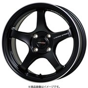鋳造製法 フローフォーミングテクノロジー 普通自動車向け社外アルミホイール 対象：コンパクトカー/ホイール1本 1555 43 100 4H