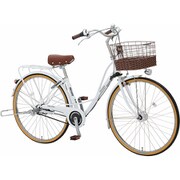 シティサイクル プルミエールベルト 26インチ 内装3段変速 パールホワイト PEBP263R