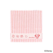 38-1240080 [Disney ポップライン 25cm×25cm ピンク タオルハンカチ ミニーマウス パッケージ入り]