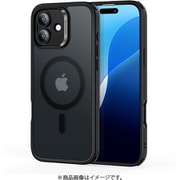 Classic Hybrid Case （HaloLock） iPhone 16 - Frosted Black [米軍MIL規格 MagSafe対応 耐黄変 耐衝撃 iPhone 16専用ケース]