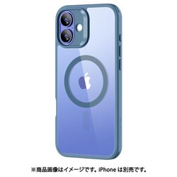 Classic Hybrid Case （HaloLock） iPhone 16- Clear Blue [米軍MIL規格 MagSafe対応 耐黄変 耐衝撃 iPhone 16専用ケース]