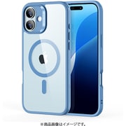 Classic Hybrid Case （HaloLock） iPhone 16- Clear Blue [米軍MIL規格 MagSafe対応 耐黄変 耐衝撃 iPhone 16専用ケース]