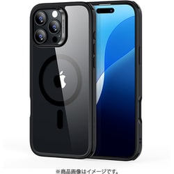 Classic Hybrid Case （HaloLock） iPhone 16 Pro Max - Clear Black [米軍MIL規格 MagSafe対応 耐黄変 耐衝撃 iPhone 16 Pro Max専用ケース]