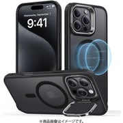 Classic Hybrid Case with Stash Stand （HaloLock） iPhone 16 Pro Max - Frosted Black [調節可能な隠れスタンド付き 米軍MIL規格 MagSafe対応 耐黄変 耐衝撃 iPhone 16 Pro Max 専用ケース]