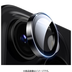 Armorite Camera Lens Protector for iPhone 16 Pro/16 Pro Max - Black [薄型強化 50kg耐衝撃 米軍規格 強化ガラス カメラレンズ iPhone 16 Pro/16 Pro Max/15 Pro/15 Pro Max/14 Pro/14 Max専用保護フィルム]