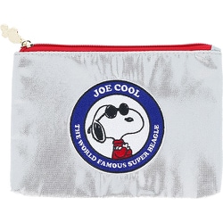 S2333902 [【限定】フラットポーチ PEANUTS Vintage Collection シルバー]