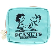 S2333910 [【限定】スクエアポーチ PEANUTS Vintage Collection ライトブルー]