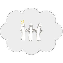 S2333945 [【限定】もこもこポーチ MOOMIN ニョロニョロ]