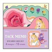 【限定】ダイカットブロック付箋 ふしぎの国のアリスHW 花 S2846055