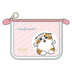 S2333813 [【限定】クリアポーチミニ フラット mitte mofusand 天使にゃん]