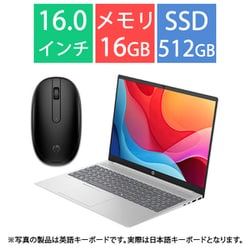 HP Pavilion 16-ag0000 G1モデル/16型/AMD Ryzen 7 8840U 8コア/メモリ 16GB/SSD 512GB/240マウス/Windows 11 Home/Office Home ＆ Business 2024/ナチュラルシルバー A1KY9PA-AABU