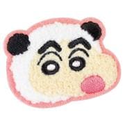 クレヨンしんちゃん モコモコ刺繍ステッカー 変身しんちゃん ぱんだ