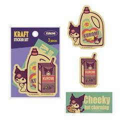 サンリオキャラクターズ クラフトステッカーセット レトロマーケット クロミ