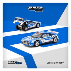 T64P-TL002-83YR03 1/64 Lancia 037 Rally Ypres 24 Hours Rally 1983 J.C. Andruet/F. Sappey [ダイキャストミニカー]
