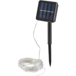 ソーラー充電式LEDストリングランプ 10m 明暗センサー 点灯パターン8種 SL-YG05SL2A