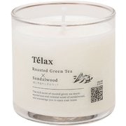 Telax アロマキャンドル 焙じ茶×サンダルウッド