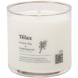 Telax アロマキャンドル 緑茶×レモングラス