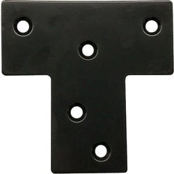 DAIDОHANT 2×4サポート フラットT字 タイプ1 24-TT1-BK 10179098