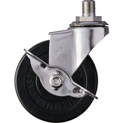 ハンマー SUS ねじ込み SP付 UNF1/2 ゴム車75mm 315A-10R75