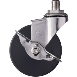 ハンマー SUS ねじ込み SP付 UNF1/2 MCナイロン車75mm 315A-1MC75