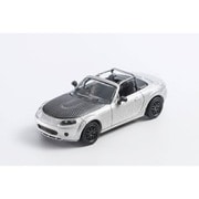 LL-045-197 1/64 マツダ MX5 レーシングバージョン RHD シルバー [ダイキャストミニカー]