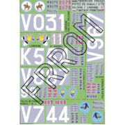 AZUFR0X21 1/72 デカール ポテーズ 25 A2/B2 ルノー/ロレーヌ/サルムソンエンジン搭載機 [プラモデル用品]