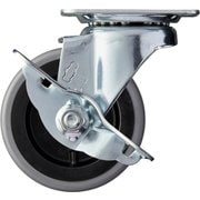 413S-L75 [ハンマー プレート式キャスター Sシリーズ 自在SP付 エラストマー車 75mm]