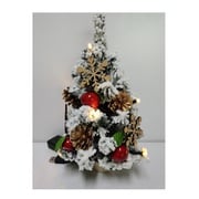 DT00760 X'mas デコレーションツリー 24cm スノー