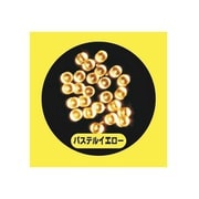 DL00265 X'mas ソーラーLED 100球 ブラックコード パステルイエロー