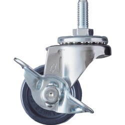 ハンマー Aシリーズ ねじ込み 自在SP付 W3/8 エラストマー車 40mm 415A-20U40