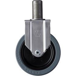 ハンマー パイプ差込ボス 固定 ゴム車100mm 420EKR-RN100